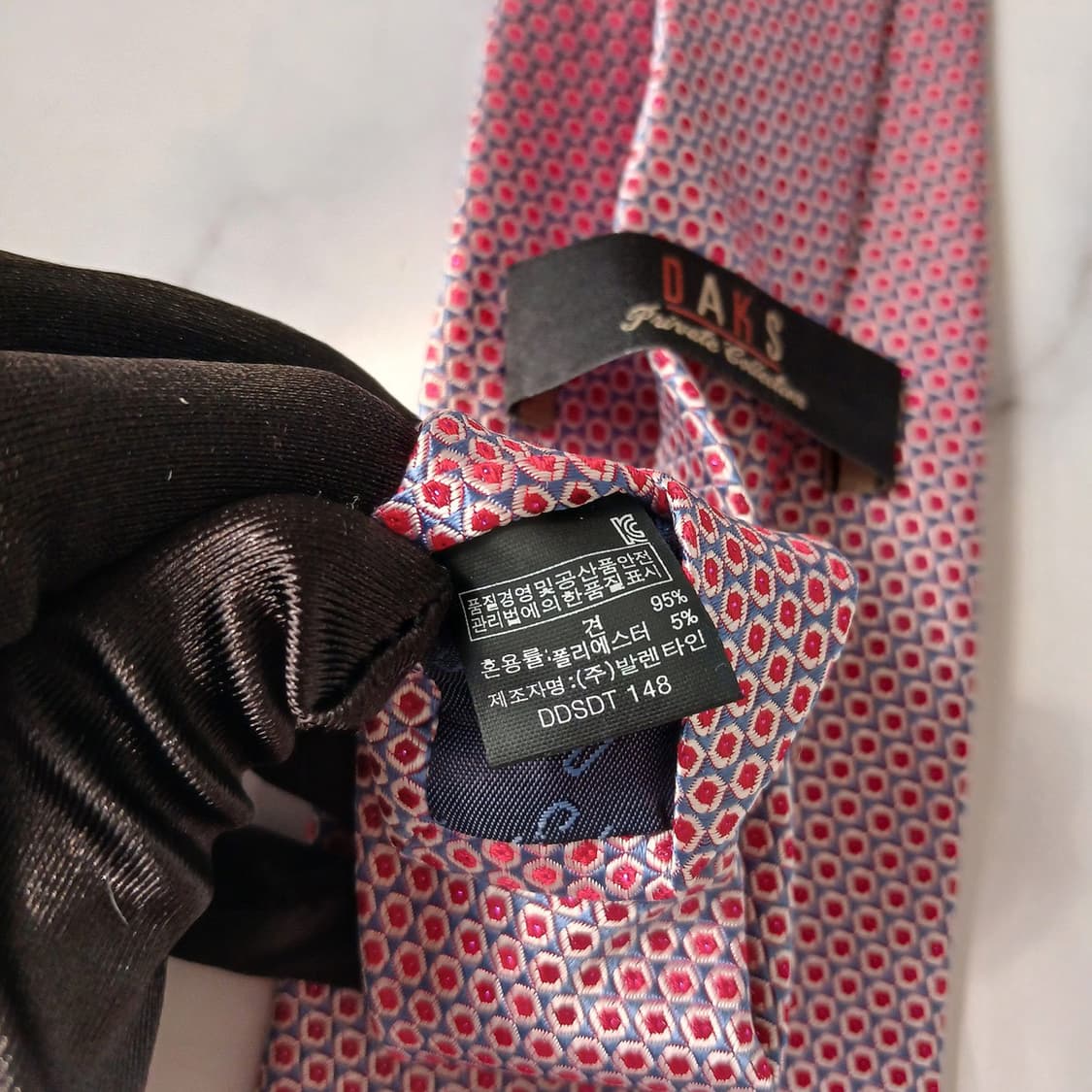 DAKS 닥스 실크 레드 패턴 넥타이 8cm A+등급 E844
 상품이미지10