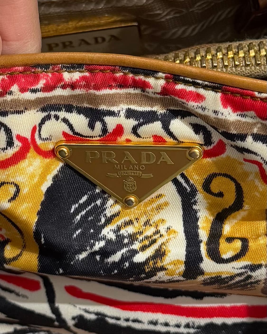 프라다 브라운 베니스 워터컬러 호보백 상품이미지7