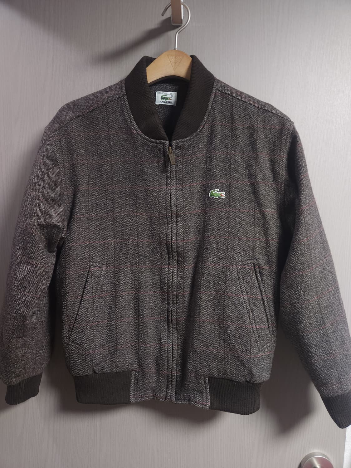 라코스테 헤링본 봄버 자켓, M 상품이미지1
