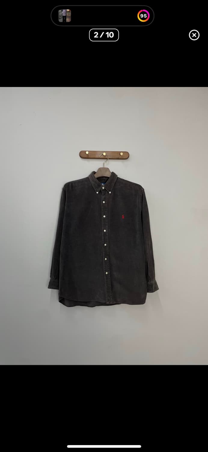 폴로랄프로렌 코듀로이 브라운 셔츠 A3580 상품이미지2