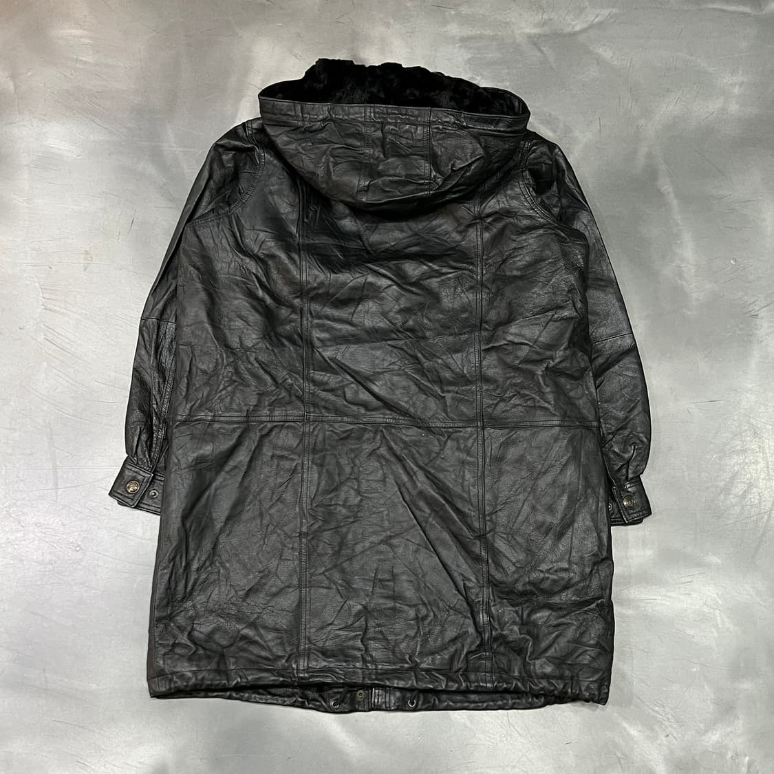  Veranesi 후드 레더 자켓 y14923 상품이미지2