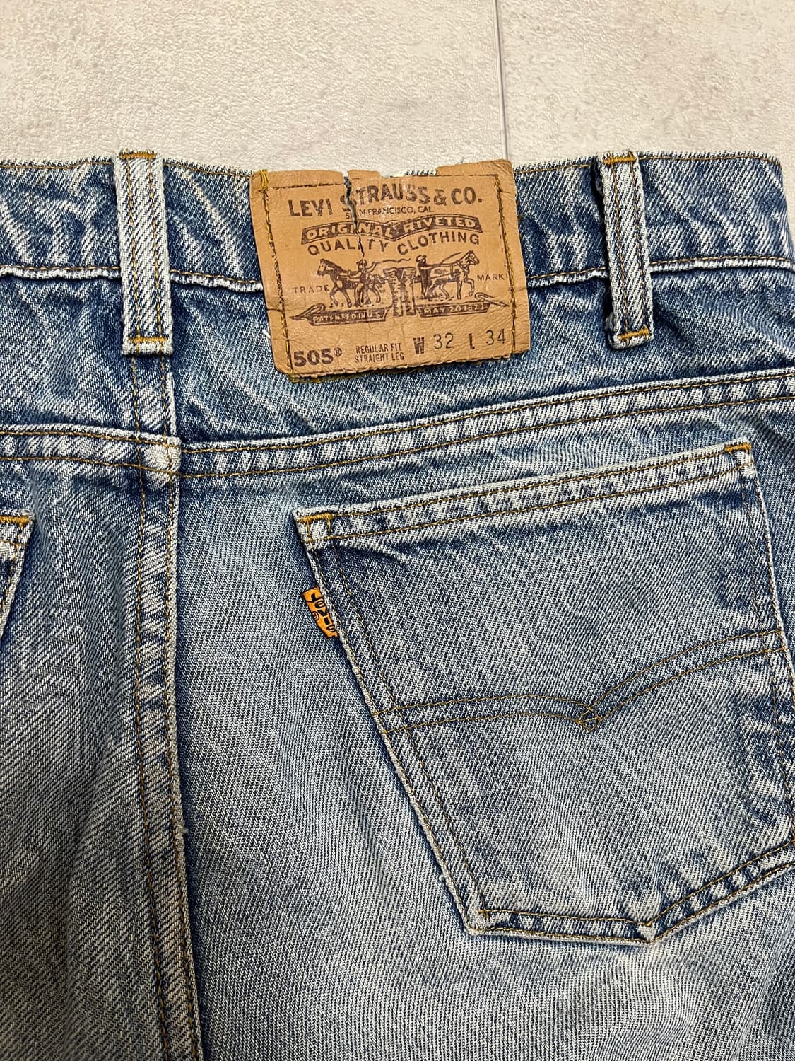 Levi’s리바이스 505 오렌지탭 빈티지 데님 32 상품이미지3
