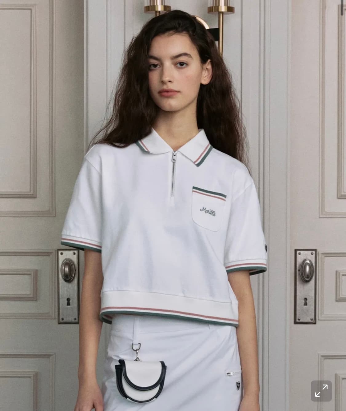 마리떼 무브망 TEE & MINI SKIRT <white> 상품이미지1