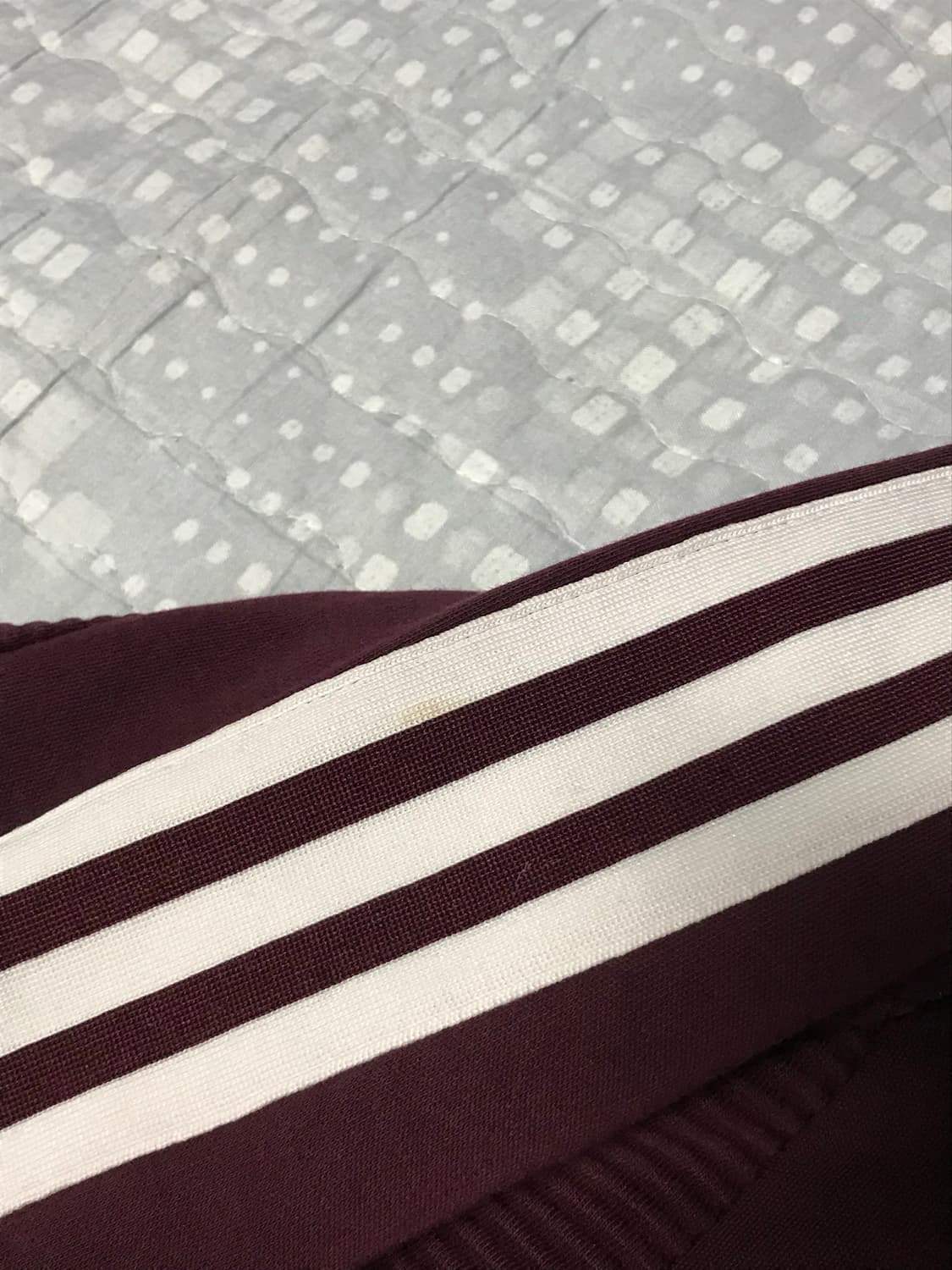 (무배) 아디다스 버건디 후드집업 상품이미지6