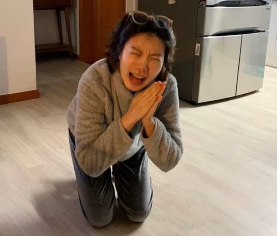 Amorshaee 백 리본 탑 그레이 상품이미지2