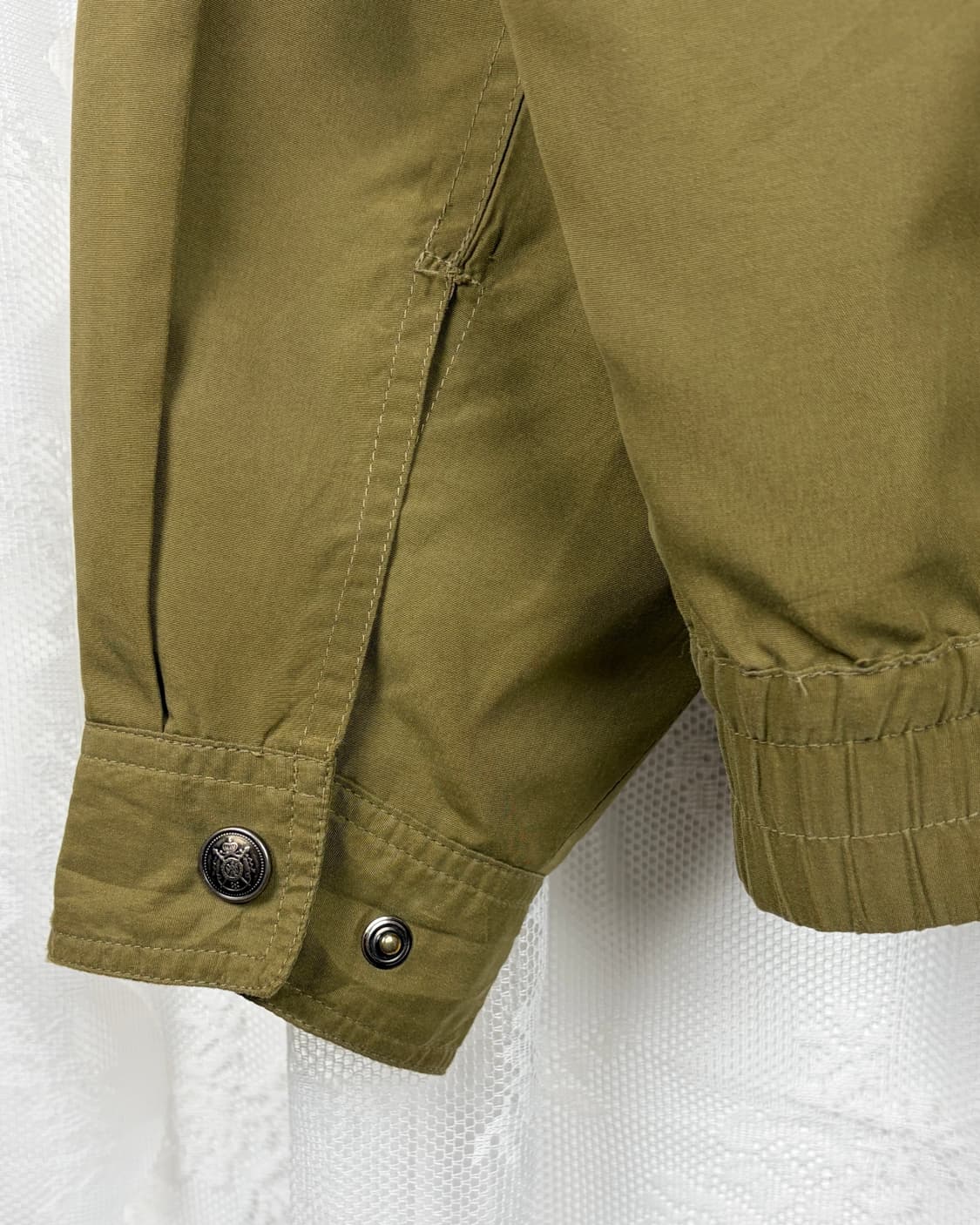 KD Room Vintage Olive Cropped Jacket 상품이미지6