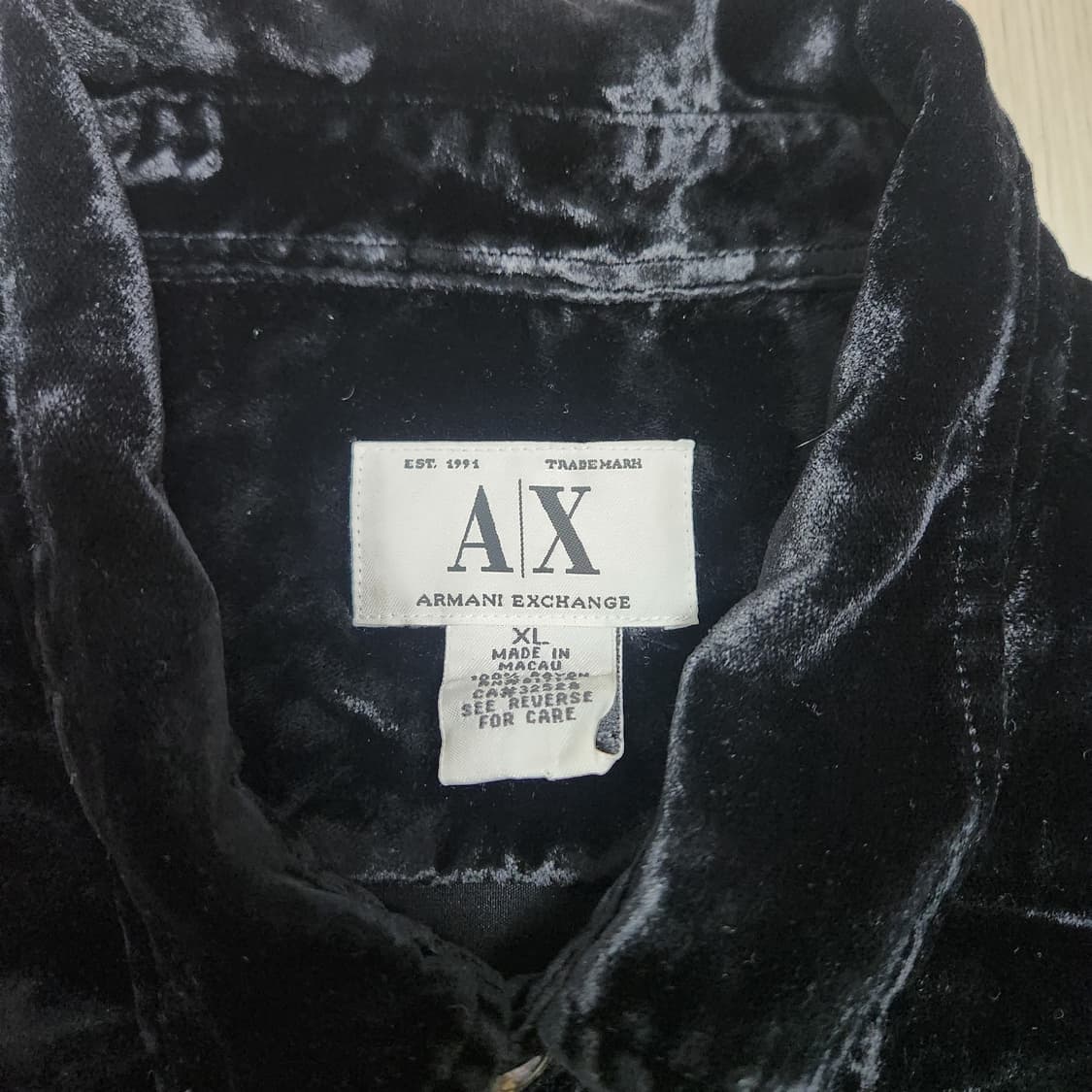 아르마니 익스체인지 벨벳 셔츠 상품이미지2