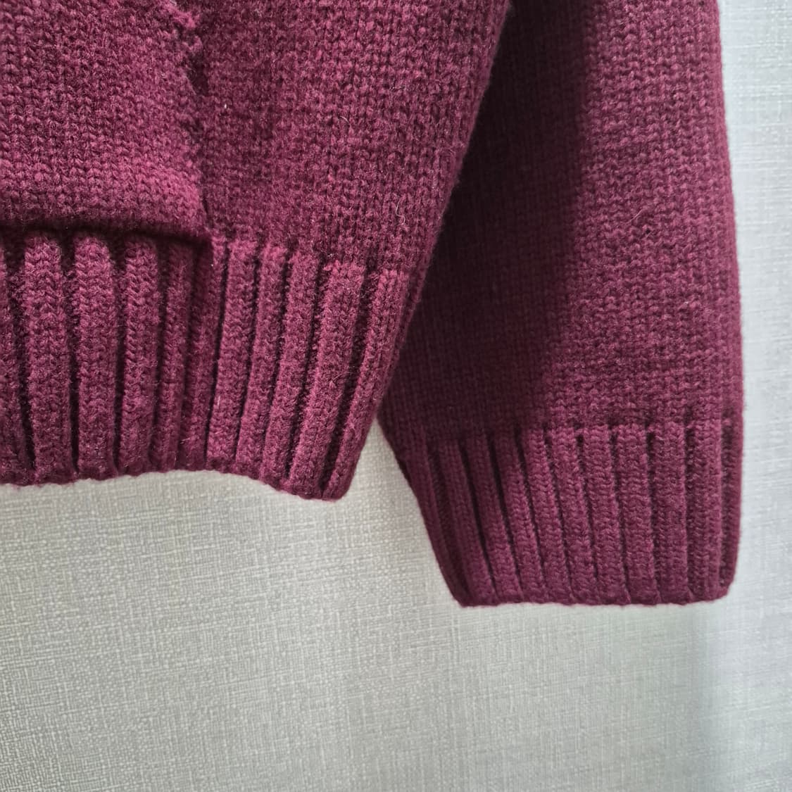 (XL) noice 노이스 후디 니트 버건디 상품이미지4