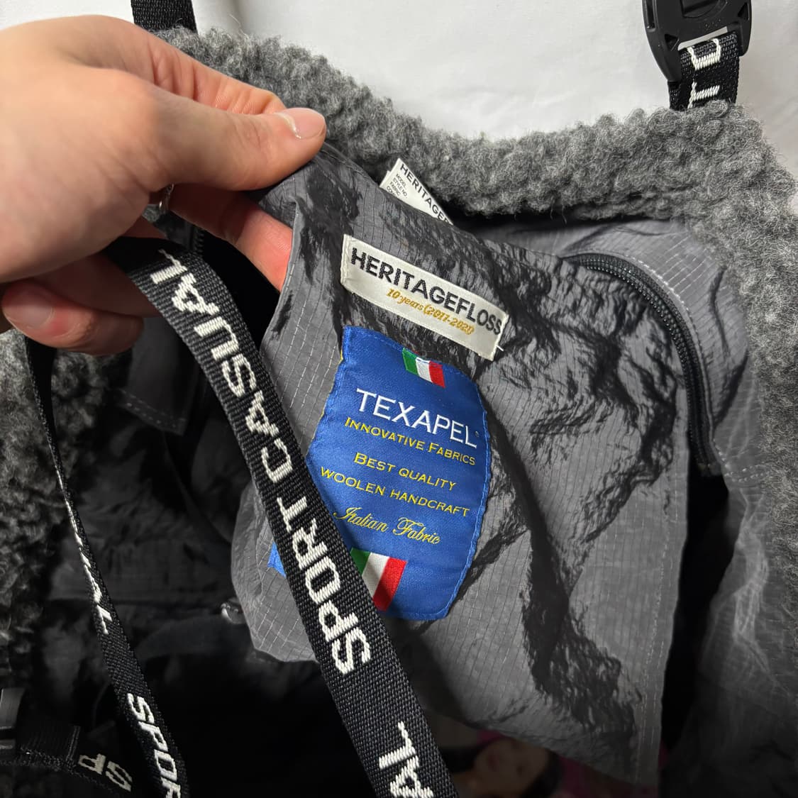 heritagefloss wool file fleece tote bag 상품이미지2