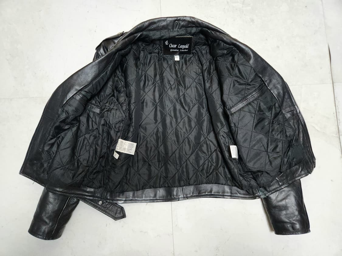 90s 소가죽 더블라이더 자켓 double rider 상품이미지3