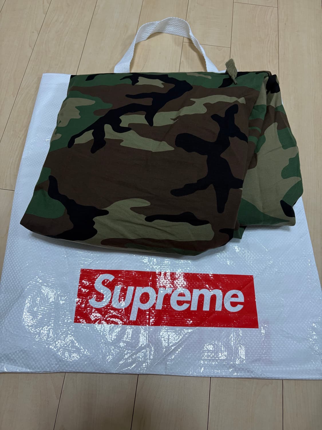 슈프림 스펠아웃 자수 립스탑 트랙 팬츠 우드랜드 카모 - 25FW M 상품이미지3