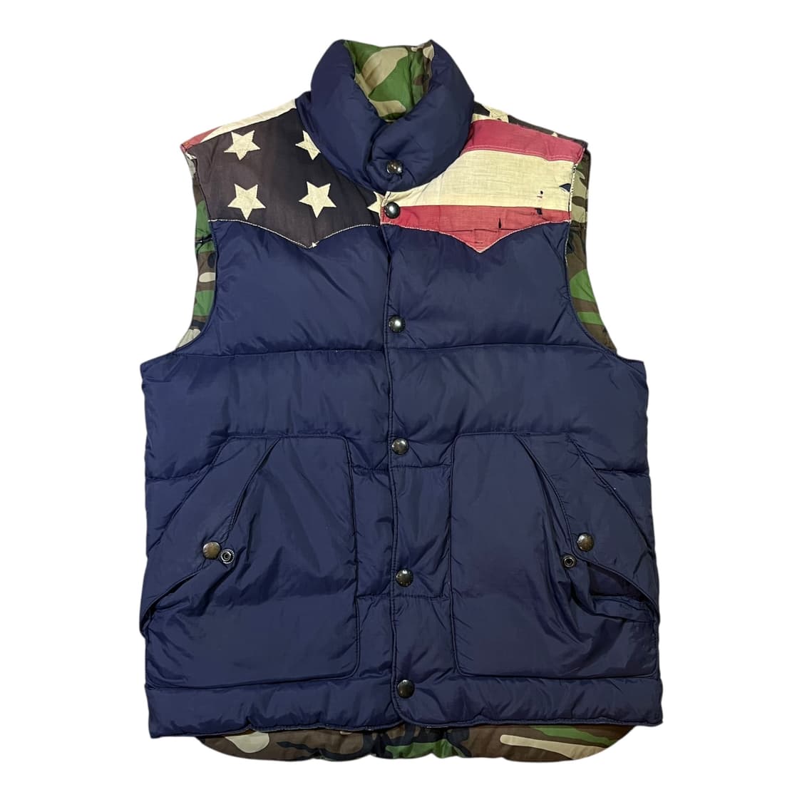 데님 앤 서플라이 리버시블 덕다운 패딩 조끼 상품이미지1