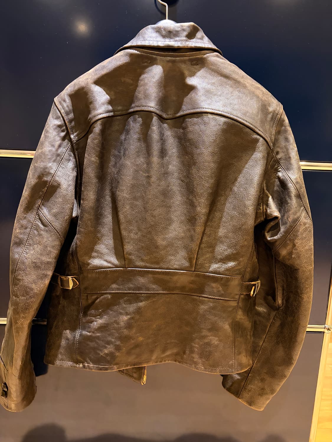 RRL 더블알엘  뉴스보이 레더자켓 XS 사이즈 상품이미지2