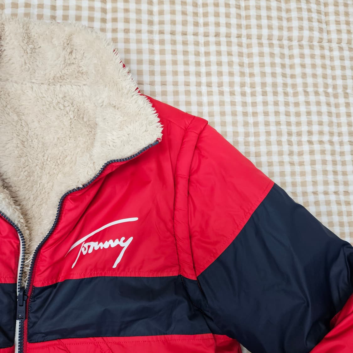 타미힐피거 양면 집업점퍼 남자100 상품이미지3