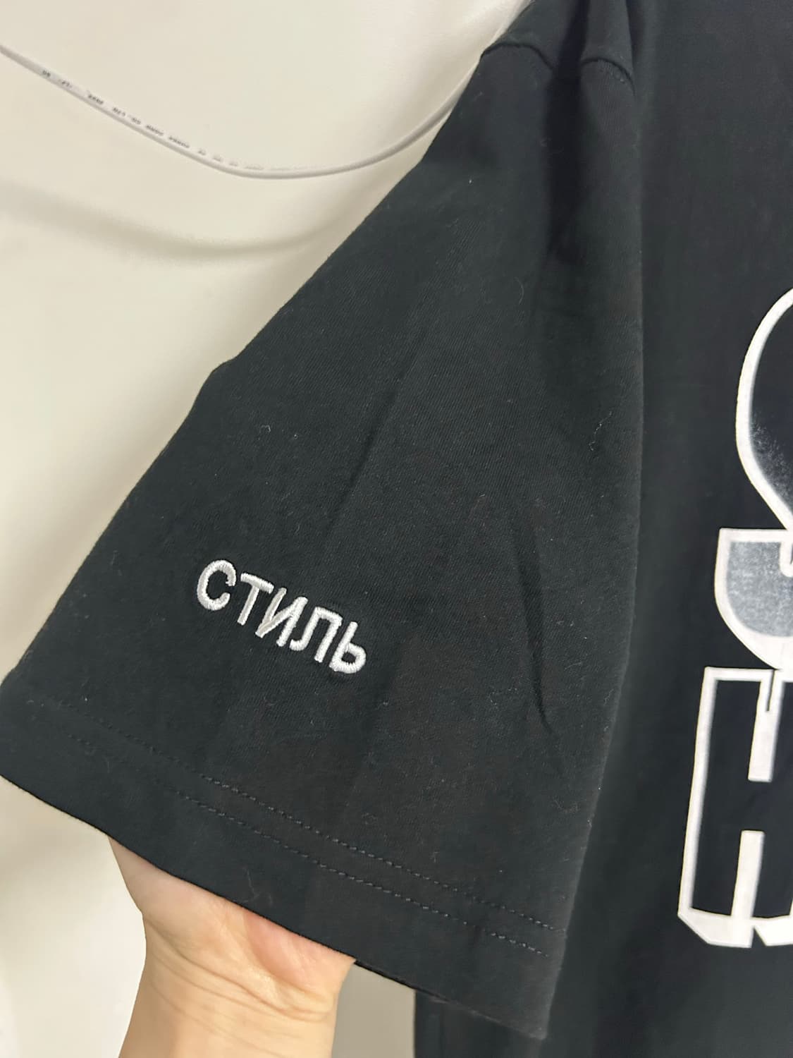 heron preston 쇼 하우스 시그니처 버드 반팔 티셔츠 블랙 상품이미지3