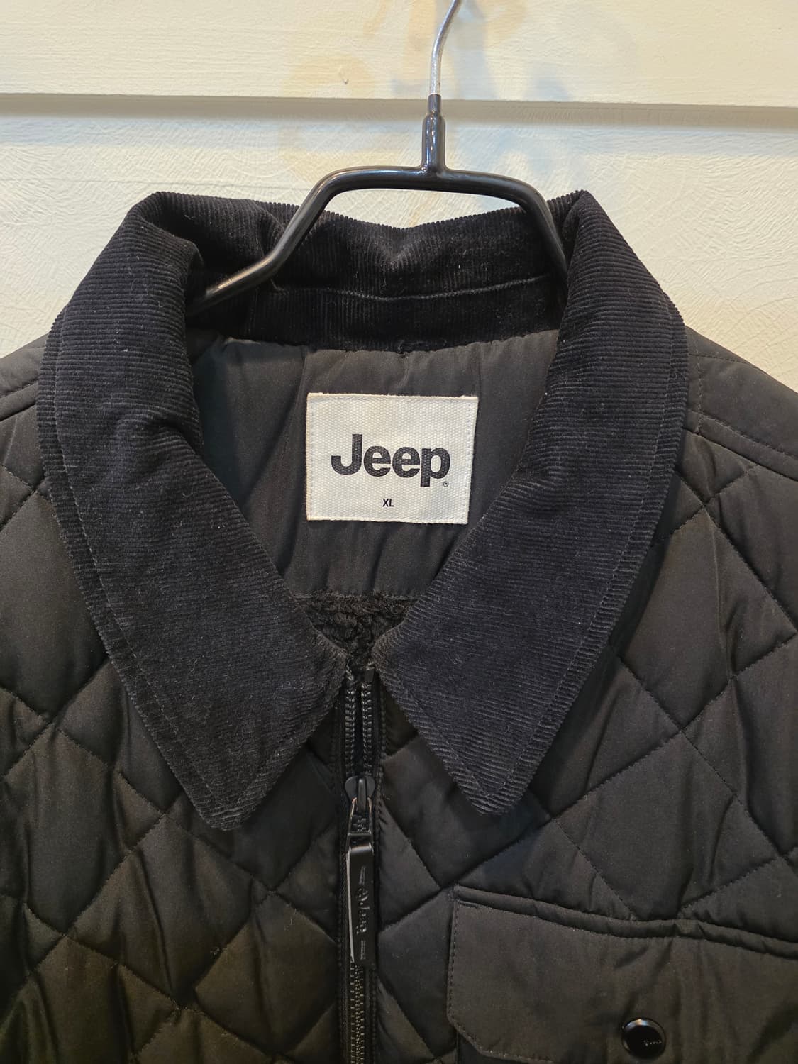 Jeep 블랙 퀼팅 자켓 XL사이즈 상품이미지1