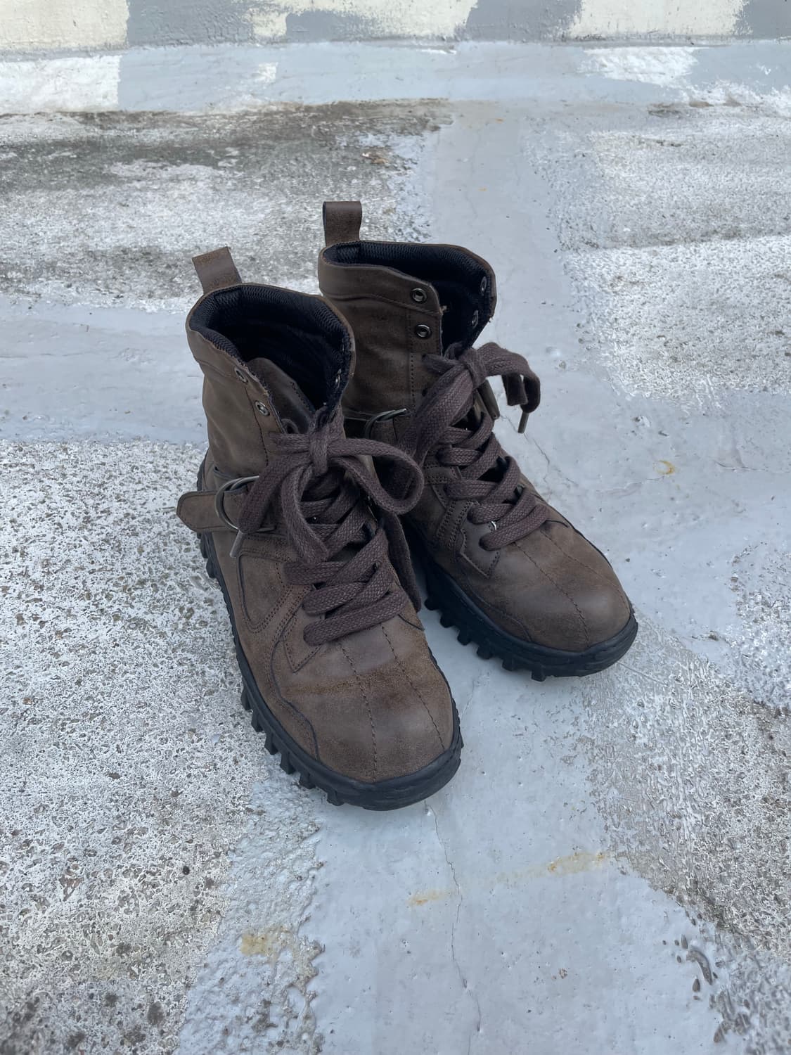 negativethree 네거티브쓰리 엔지니어 부츠 스니커즈 브라운 상품이미지4