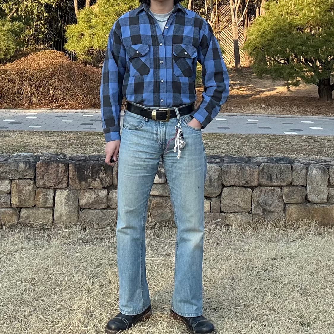 90s USA FIVE BROTHER 플란넬 셔츠 상품이미지1