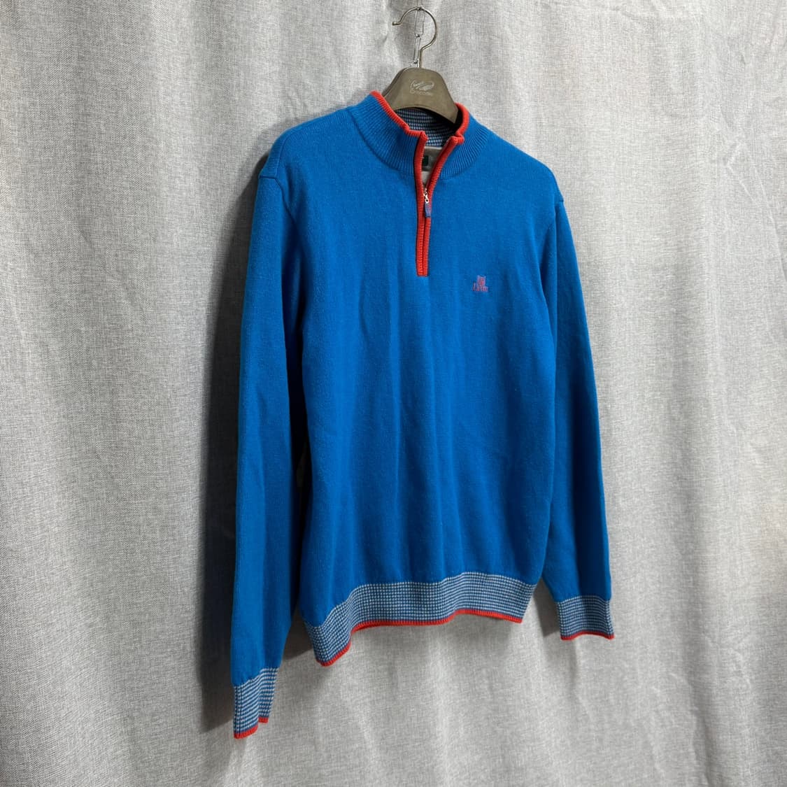 [L] 링스 Lynx 골프 울 방풍 반집업 집업 니트 상품이미지2