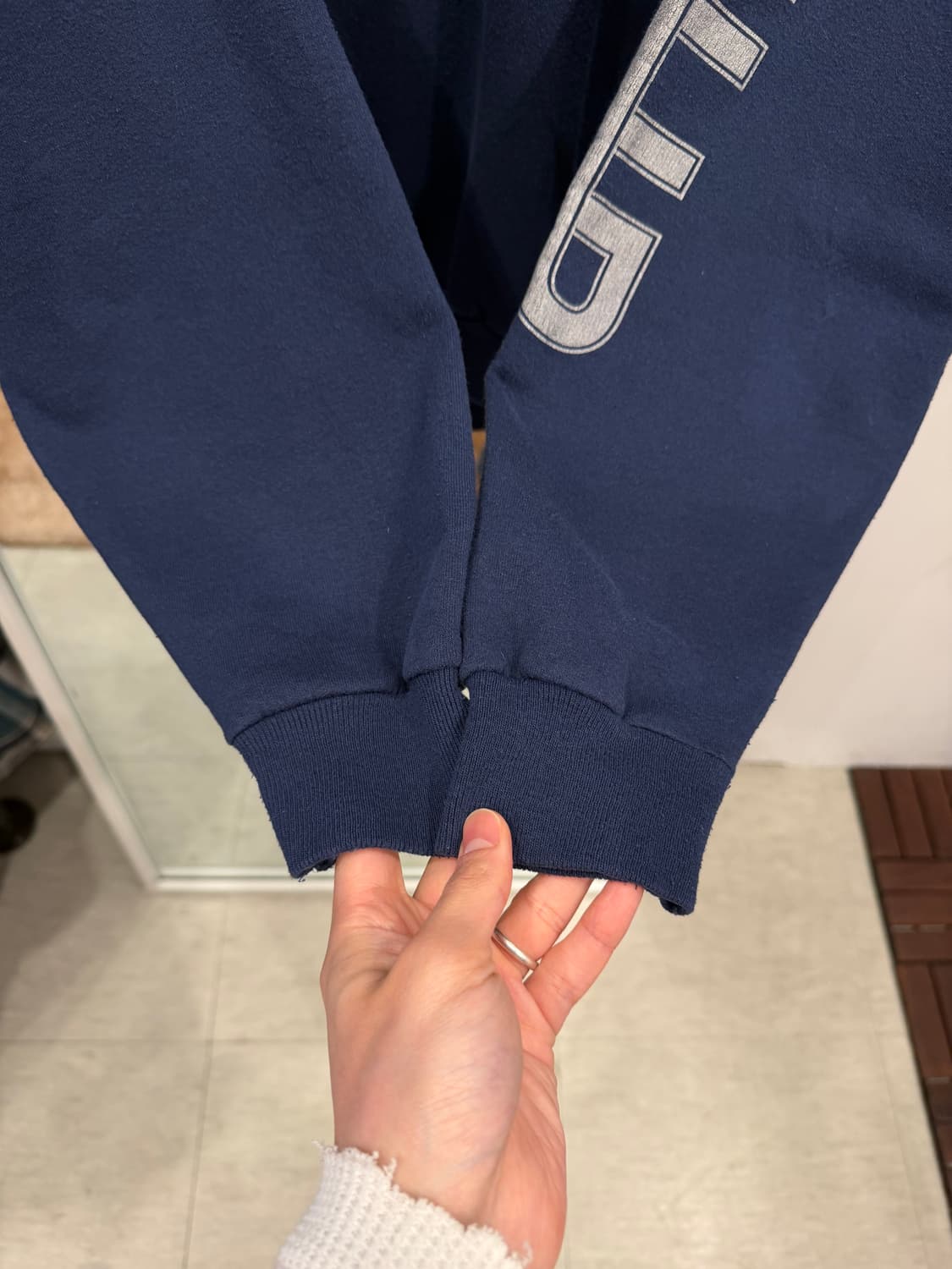 90s Hanes 헤인즈 플레인 스웻 셔츠 상품이미지4