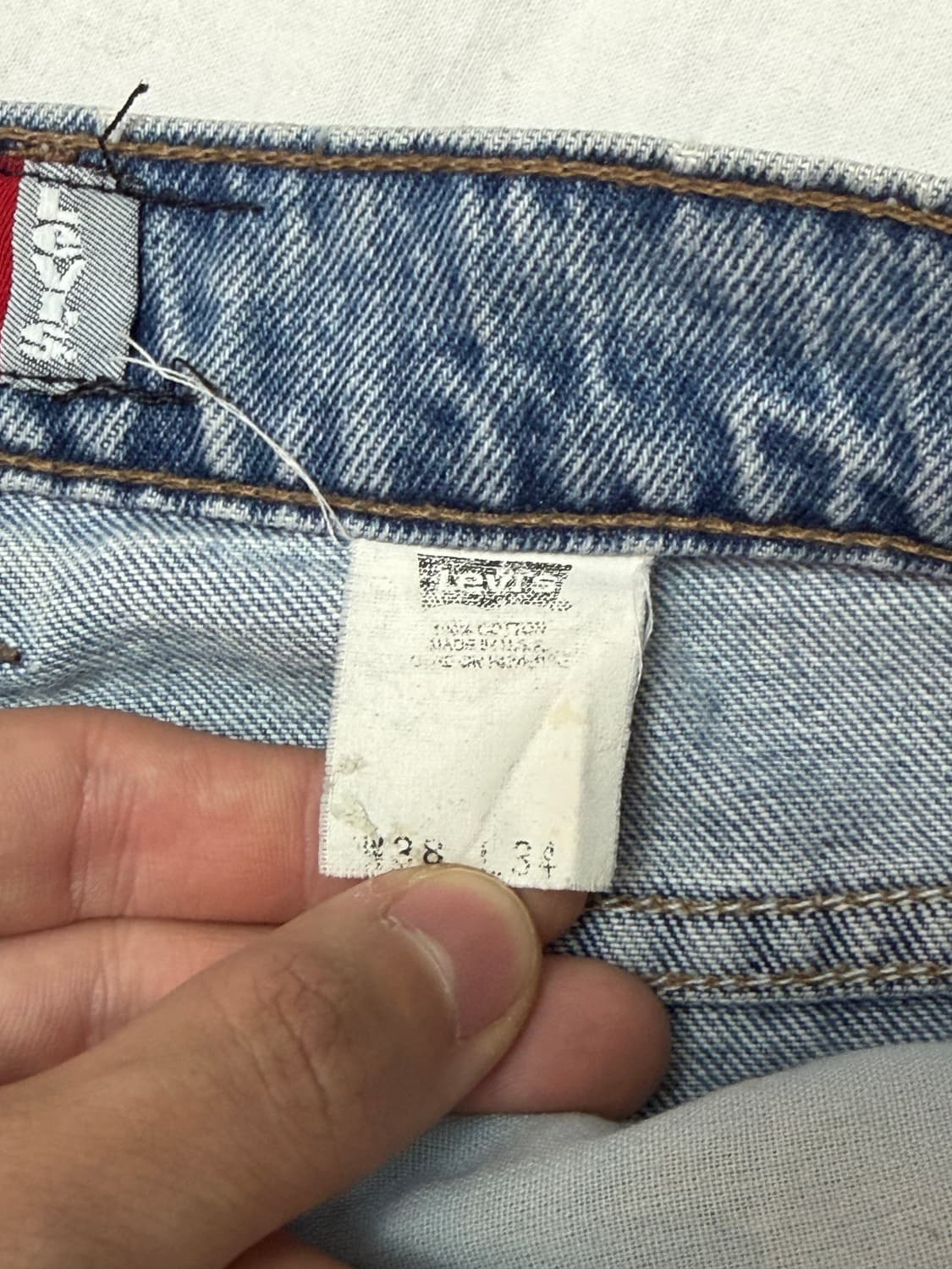[38X34] 90s 리바이스 실버탭 힙합 배기진 상품이미지6