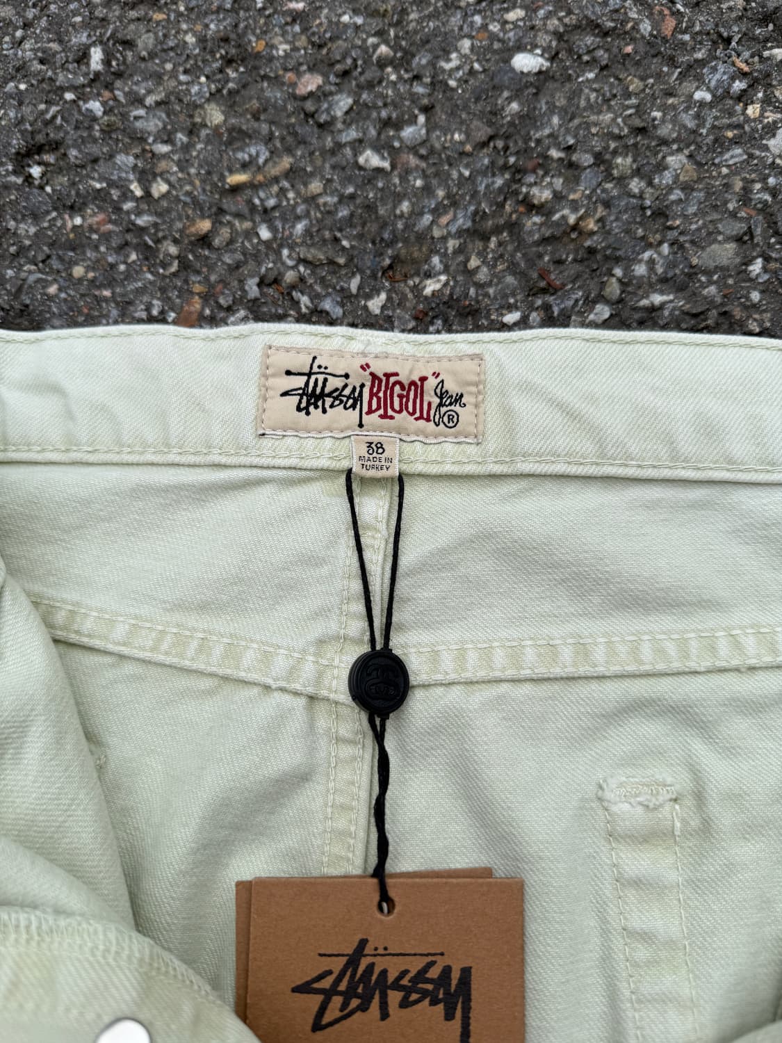Stussy Big 'Ol Jeans In Cream 스투시 팬츠 상품이미지5
