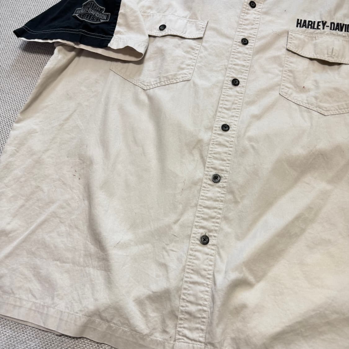 할리데이비슨 로고 반팔 셔츠 상품이미지3