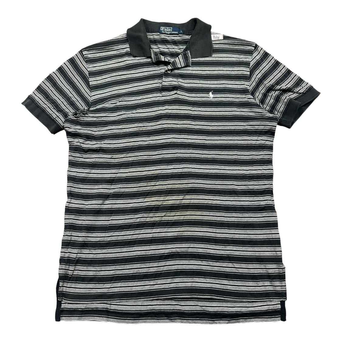 ✨ (바배) 폴로 랄프로렌 스트라이프 카라 반팔티 상품이미지1