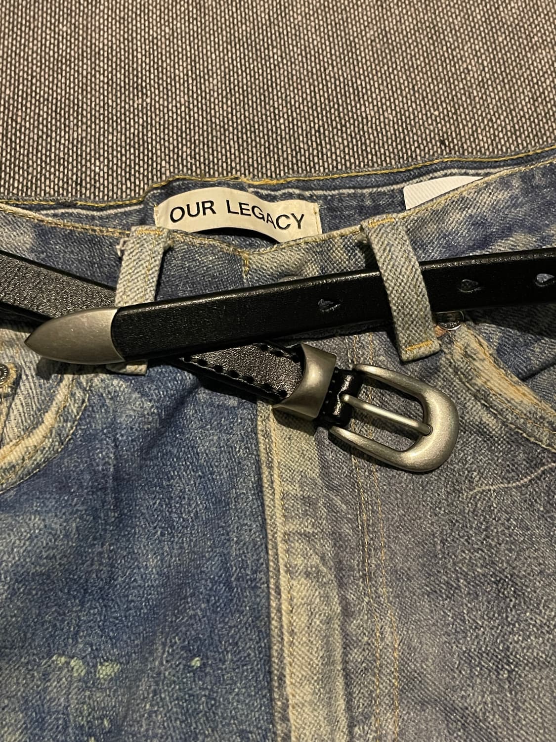 빈티지톤 가죽벨트 2cm 상품이미지8