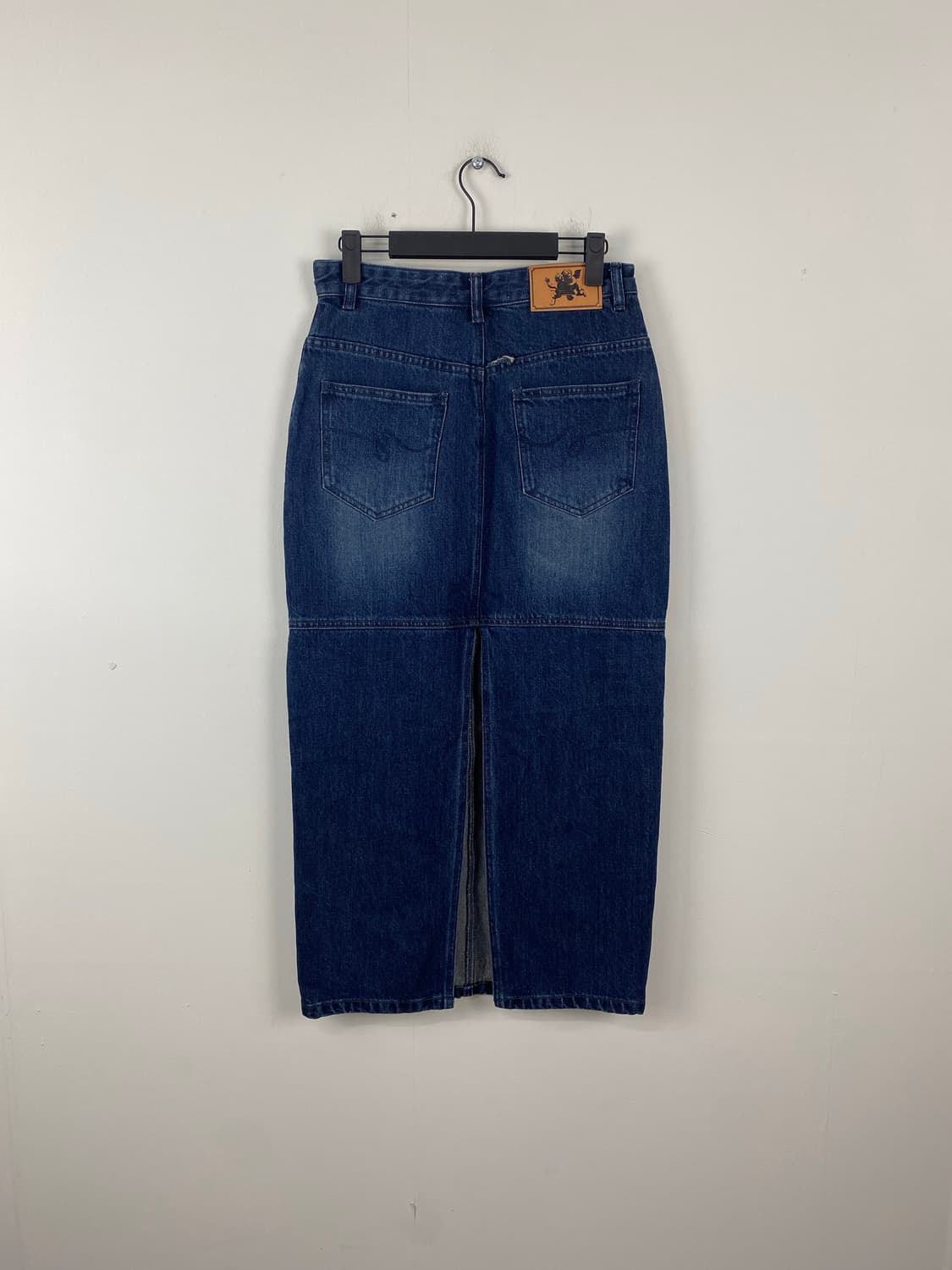 YCH 미디 데님스커트 트임 청치마 상품이미지3