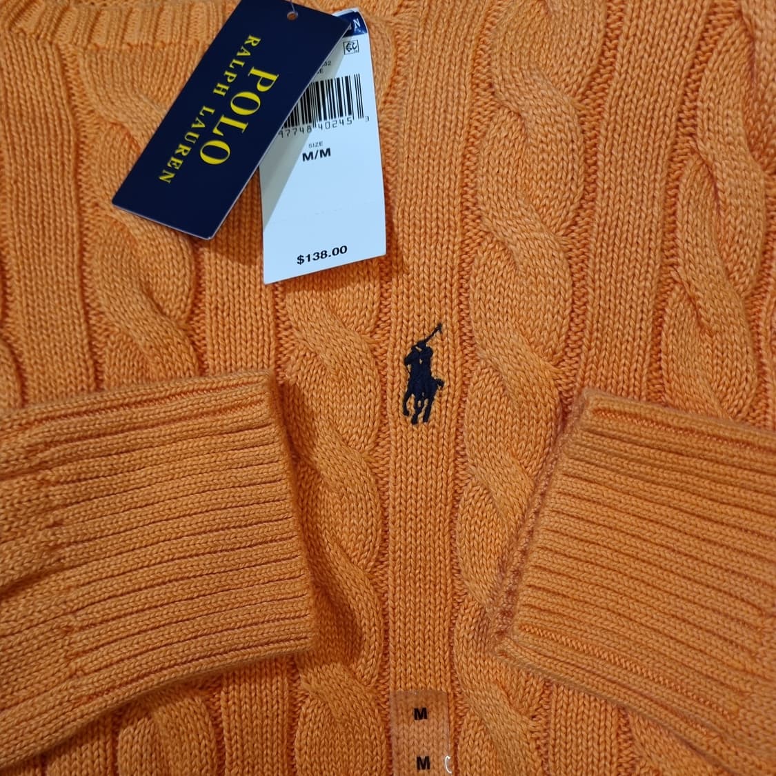 새상품 POLO RALPH LAUREN 폴로 꽈배기 니트 스웨터 상품이미지5