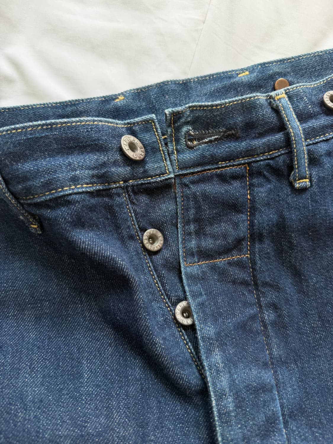 [2] 캐피탈 카펜터 더블니 데님 팬츠 상품이미지4