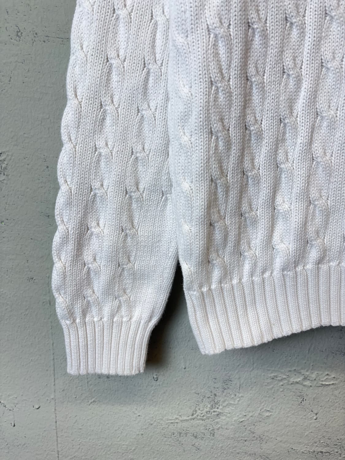 폴로랄프로렌 빈티지 화이트 케이블 니트 상품이미지6