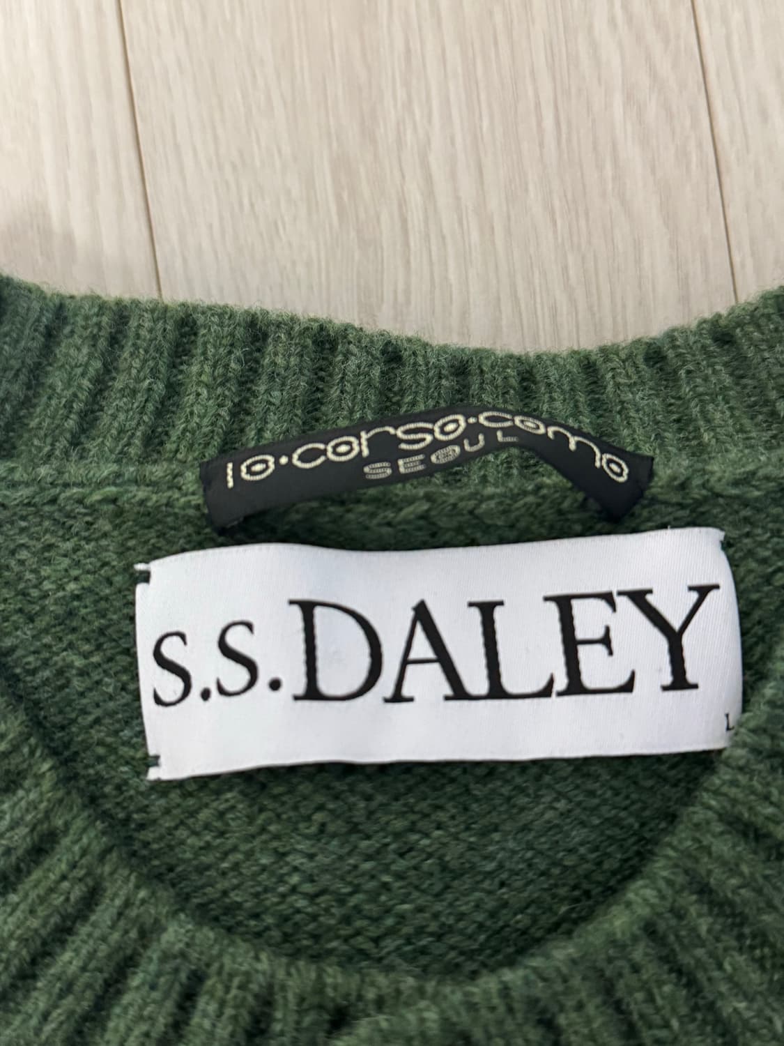 [L] S.S.DALEY 권지용. 코쿤 착용 가디건 (유일매물) 표 상품이미지2