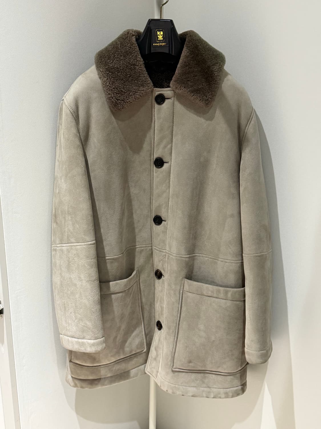 [M] 던힐 램스킨 스웨이드 시어링 무스탕 (로로피아나, 톰포드) 상품이미지6