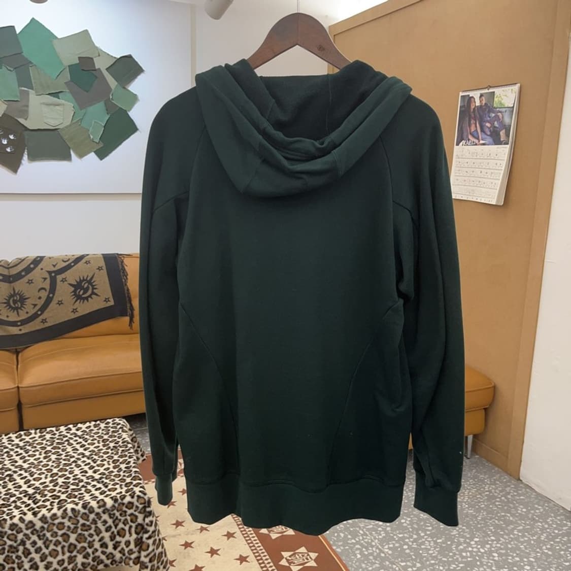 아디다스 빈티지 캐주얼 딥그린 롱 후드집업 L C09676 상품이미지4