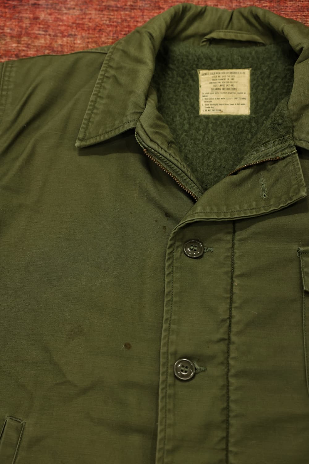 60s 빈티지 오리지널 밀리터리 a-2 덱자켓 판매 상품이미지5