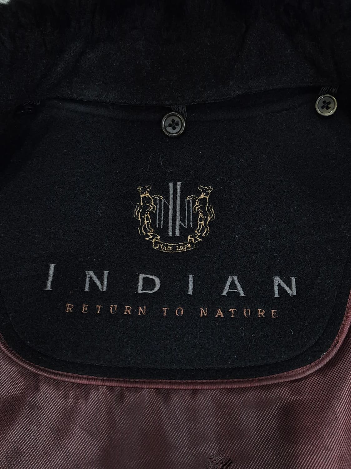 인디안 모100% 코트 남성 105사이즈 상품이미지6