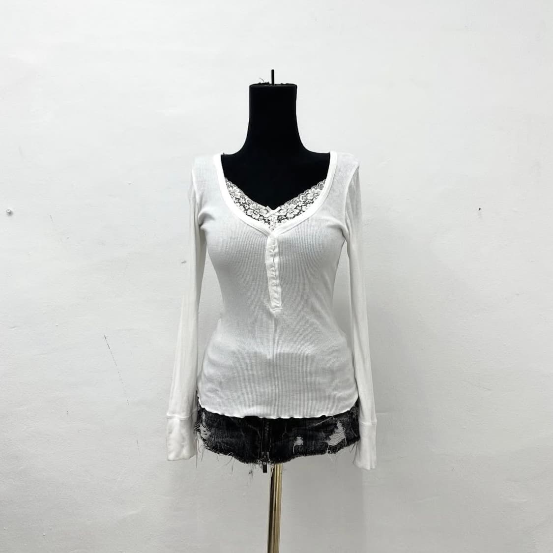 Pure lace layer longsleeve 상품이미지1