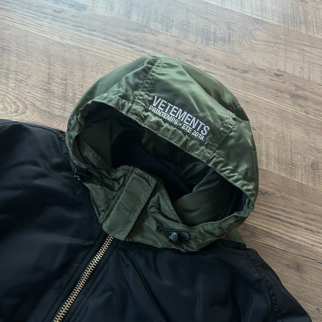 베트멍 X 알파인더스트리 후드 봄버자켓 상품이미지2