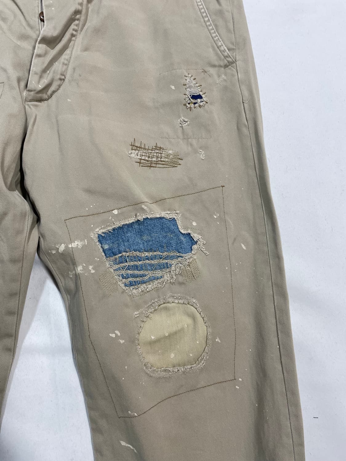 랄프로렌 폴로 리페어드 보로 코튼팬츠 상품이미지4