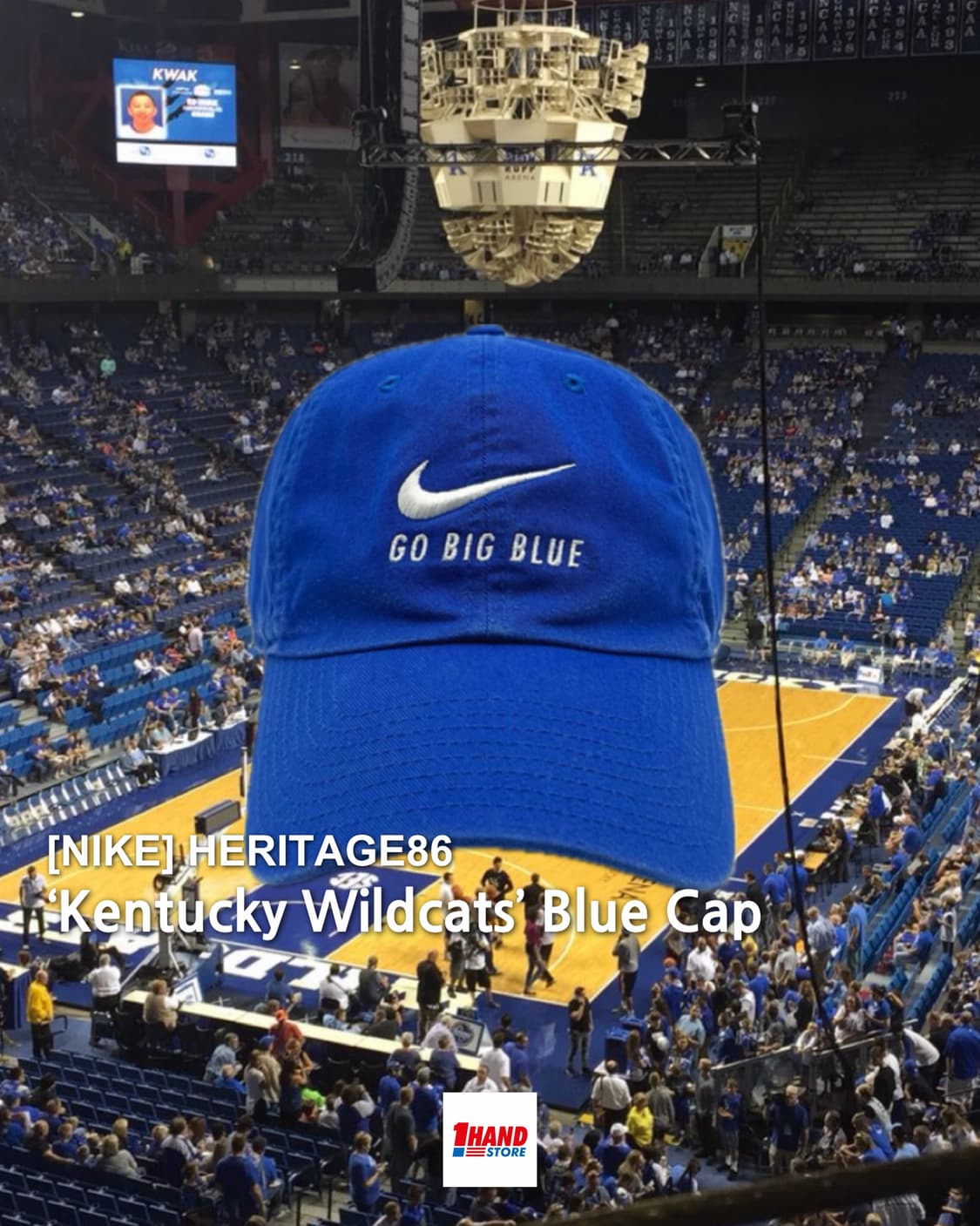나이키 블루 모자 NIKE NCAA KENTUCKY 헤리티지86 볼캡 상품이미지1