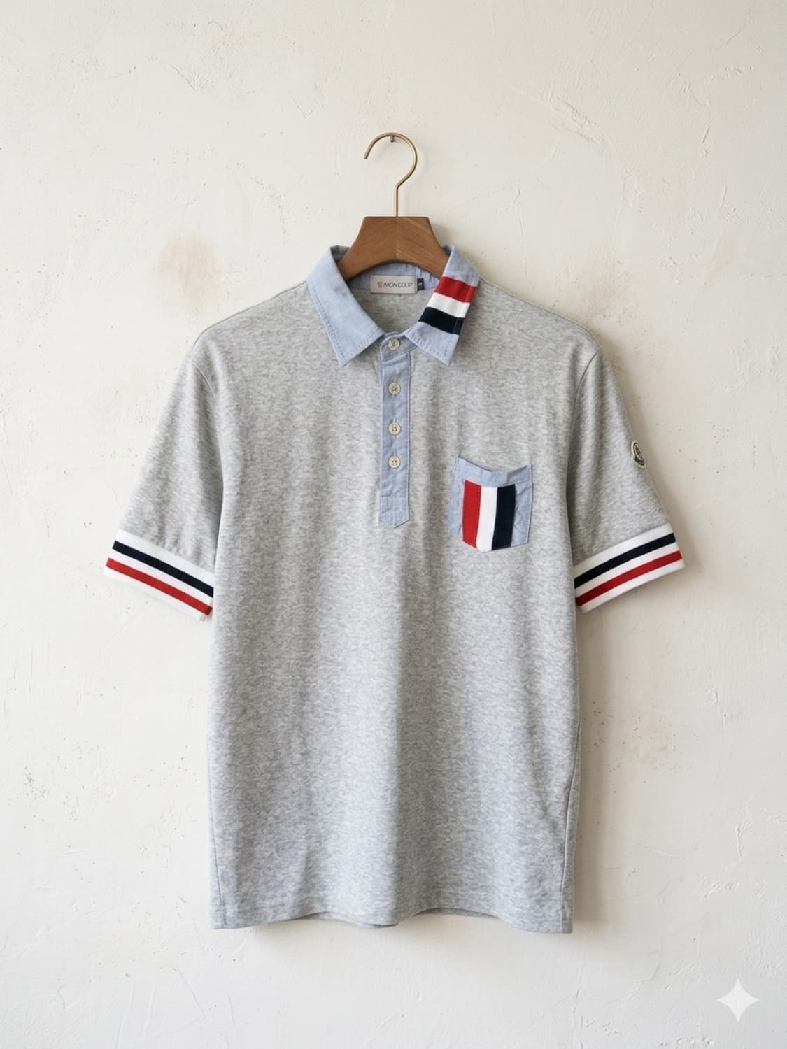 MONCLER Tricolor Piqué Polo 상품이미지1