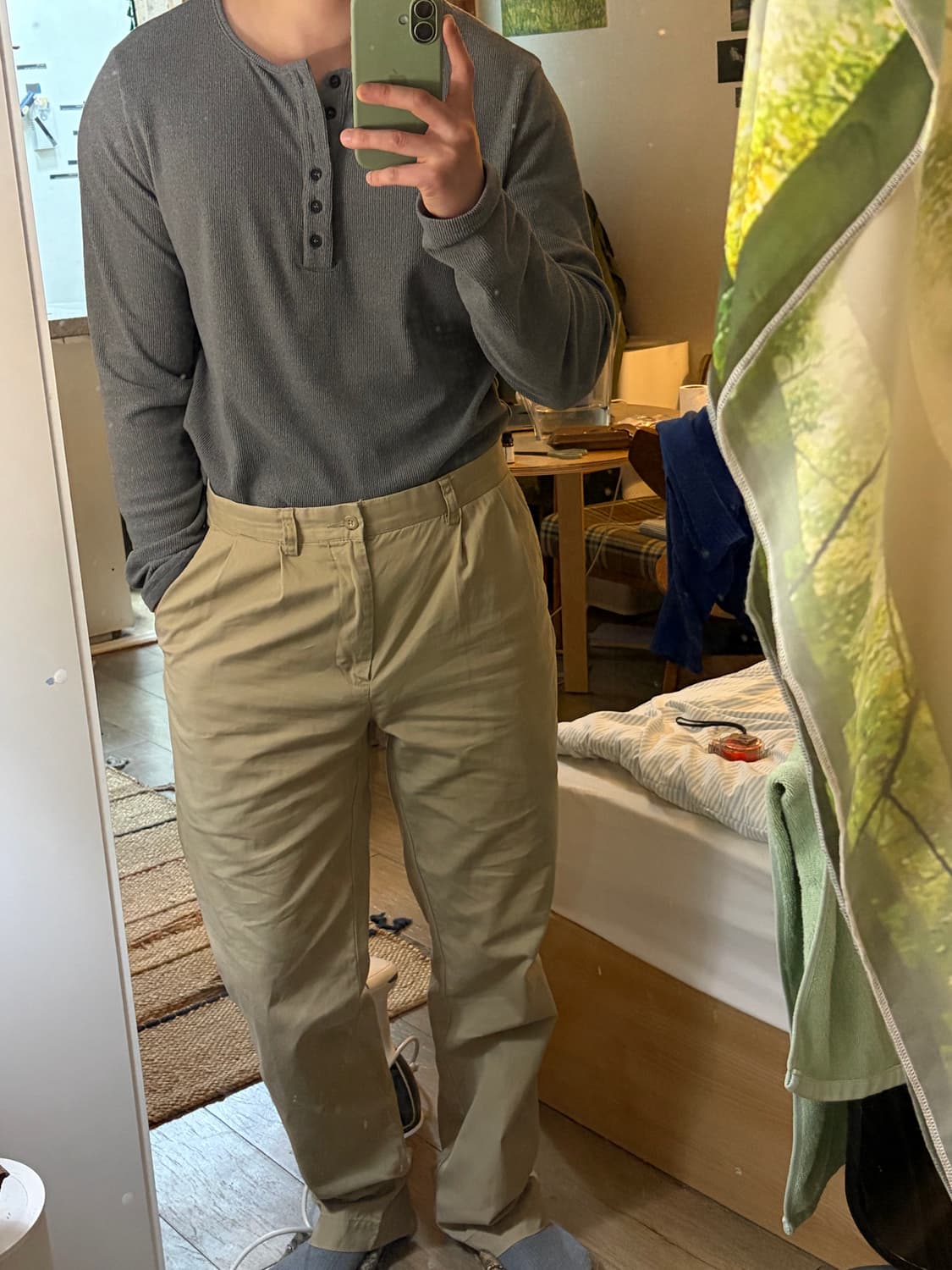 폴로 랄프로렌 리버스 플리츠 프로스펙트 치노 팬츠 31/34 베이지 상품이미지9