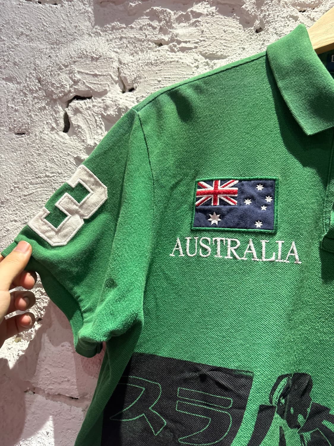 폴로 오스트렐리아 빅포니3 슬램덩크 커스컴 카라 반팔 티셔츠 상품이미지4