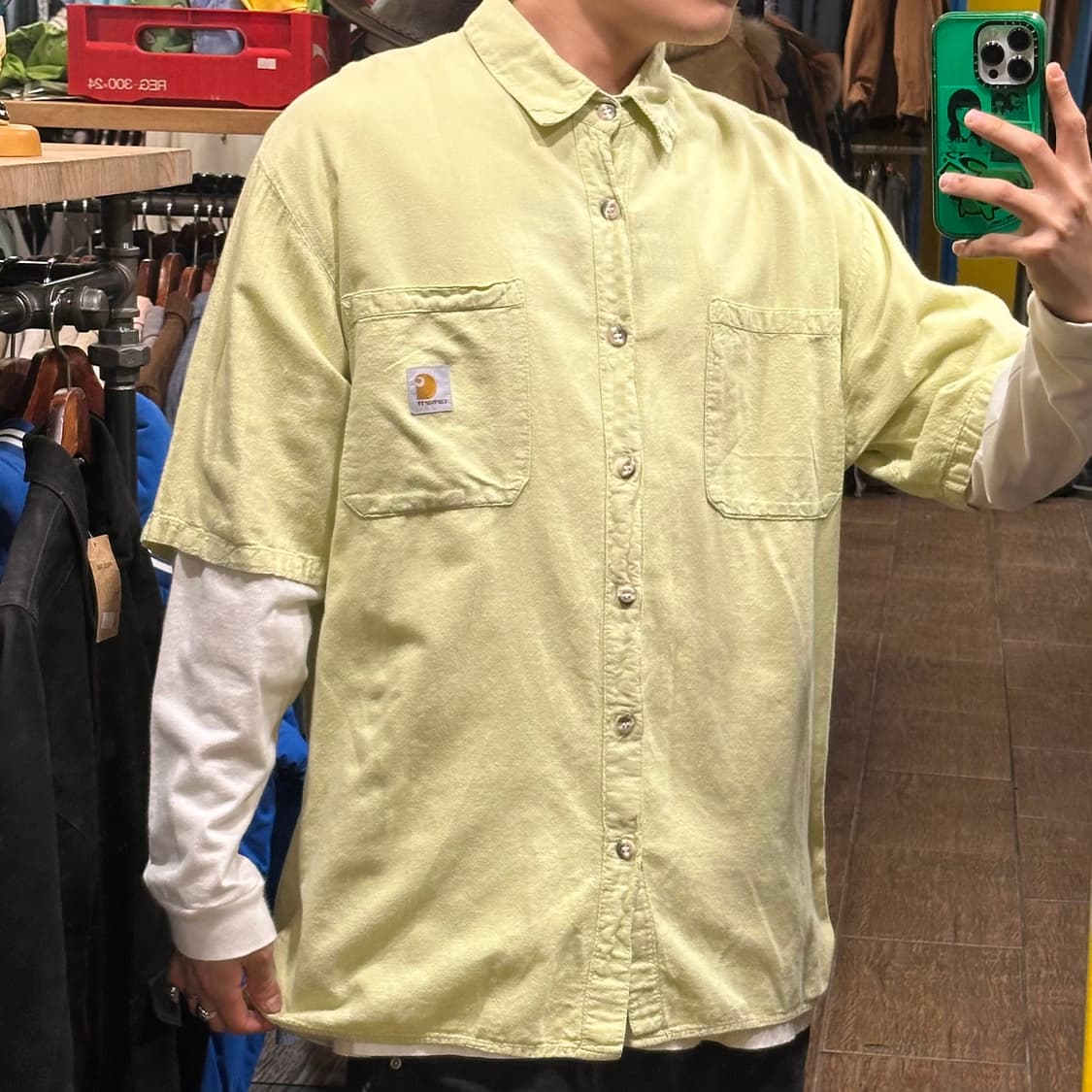 [HI] 칼하트 반팔셔츠 그린 상품이미지4