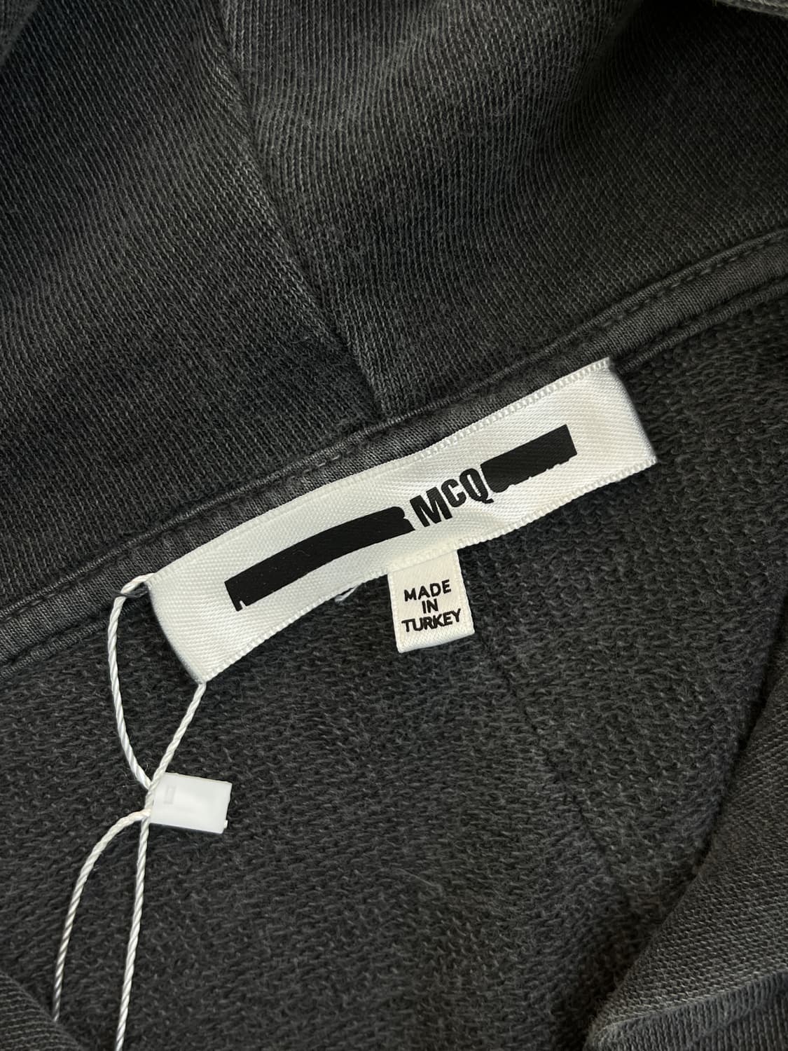 알렉산더 맥퀸 피그먼트 다이드 후드집업 상품이미지6