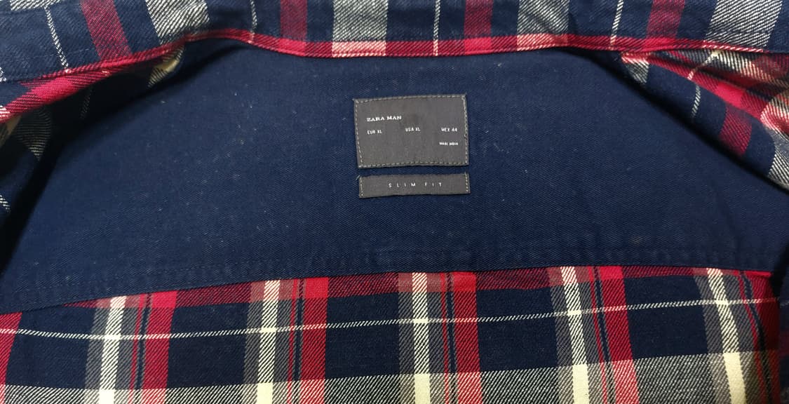 ZARA 자라 플란넬 셔츠 105 상품이미지2