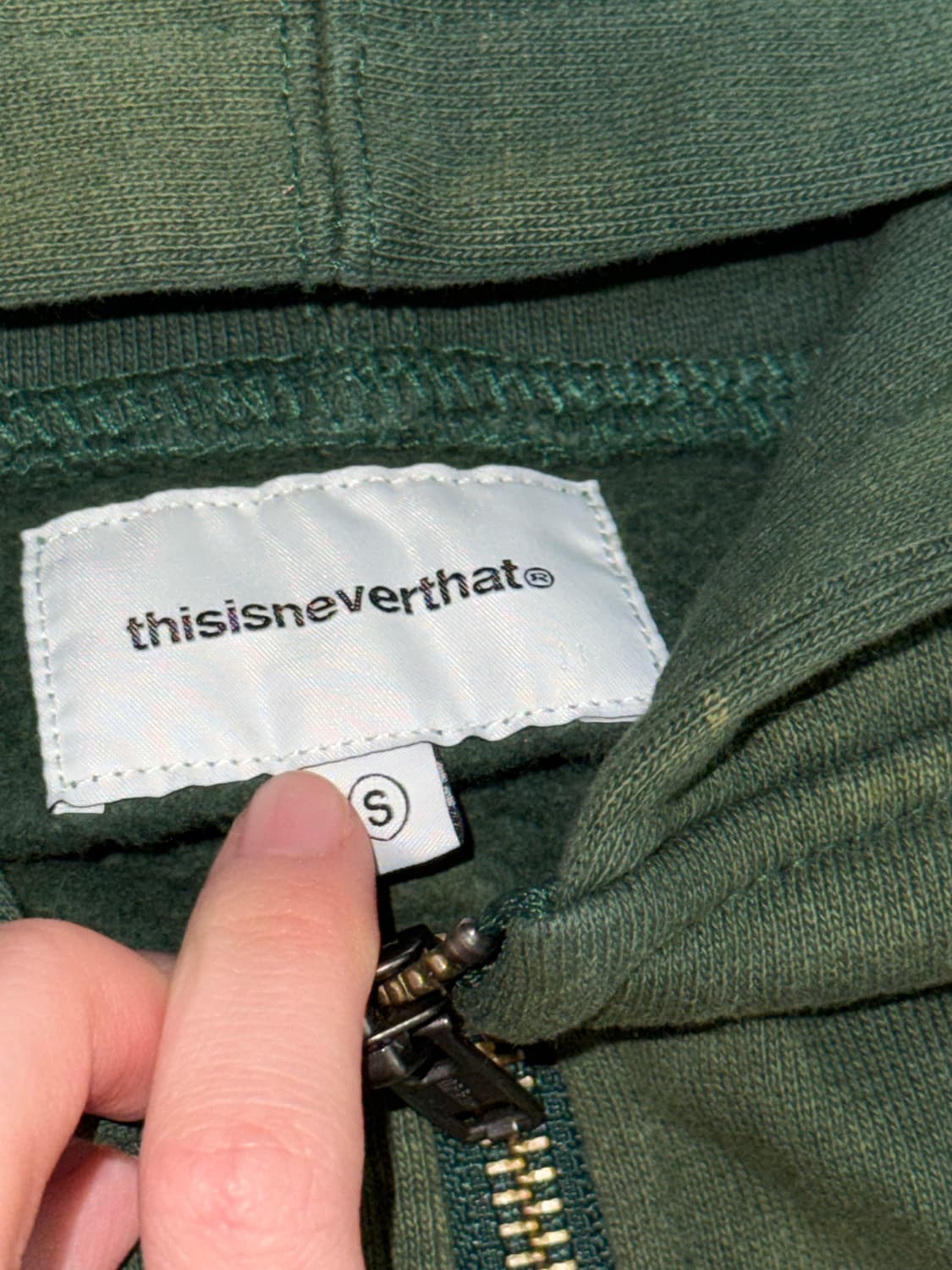 Thisisneverthat Faded Zipup Hoodie 상품이미지4