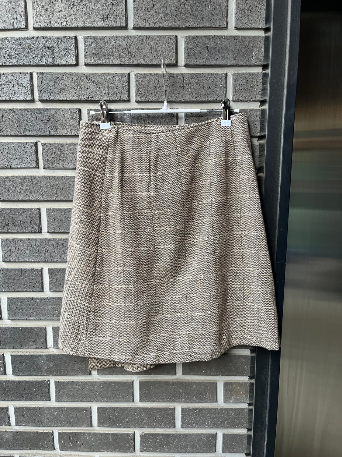 언발란스 트위드 스커트 브라운 상품이미지7